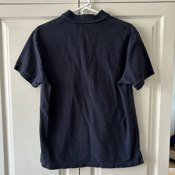 Burberry Men's Eddie Pique Polo Shirt Navy Size Large - Picture 7 of 16